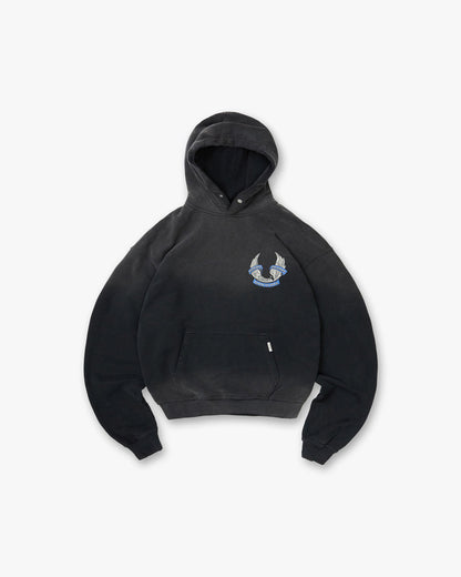 REPRESENT Represent X Belstaff Born To Bike Hoodie - Aged Black