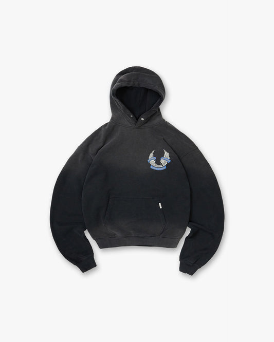 REPRESENT Represent X Belstaff Born To Bike Hoodie - Aged Black