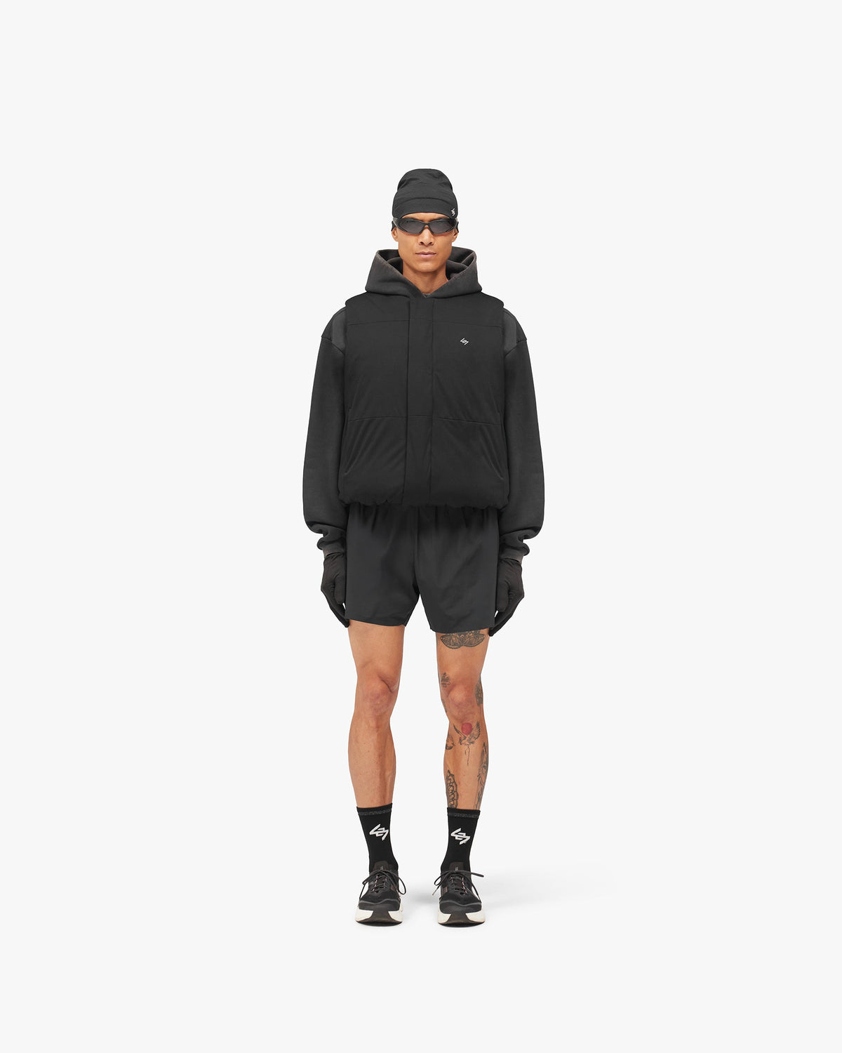 REPRESENT 247 Power Shield™  Padded Gilet - Jet Black