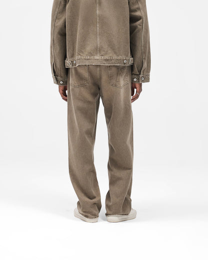 REPRESENT R3 Baggy Denim - Washed Olive