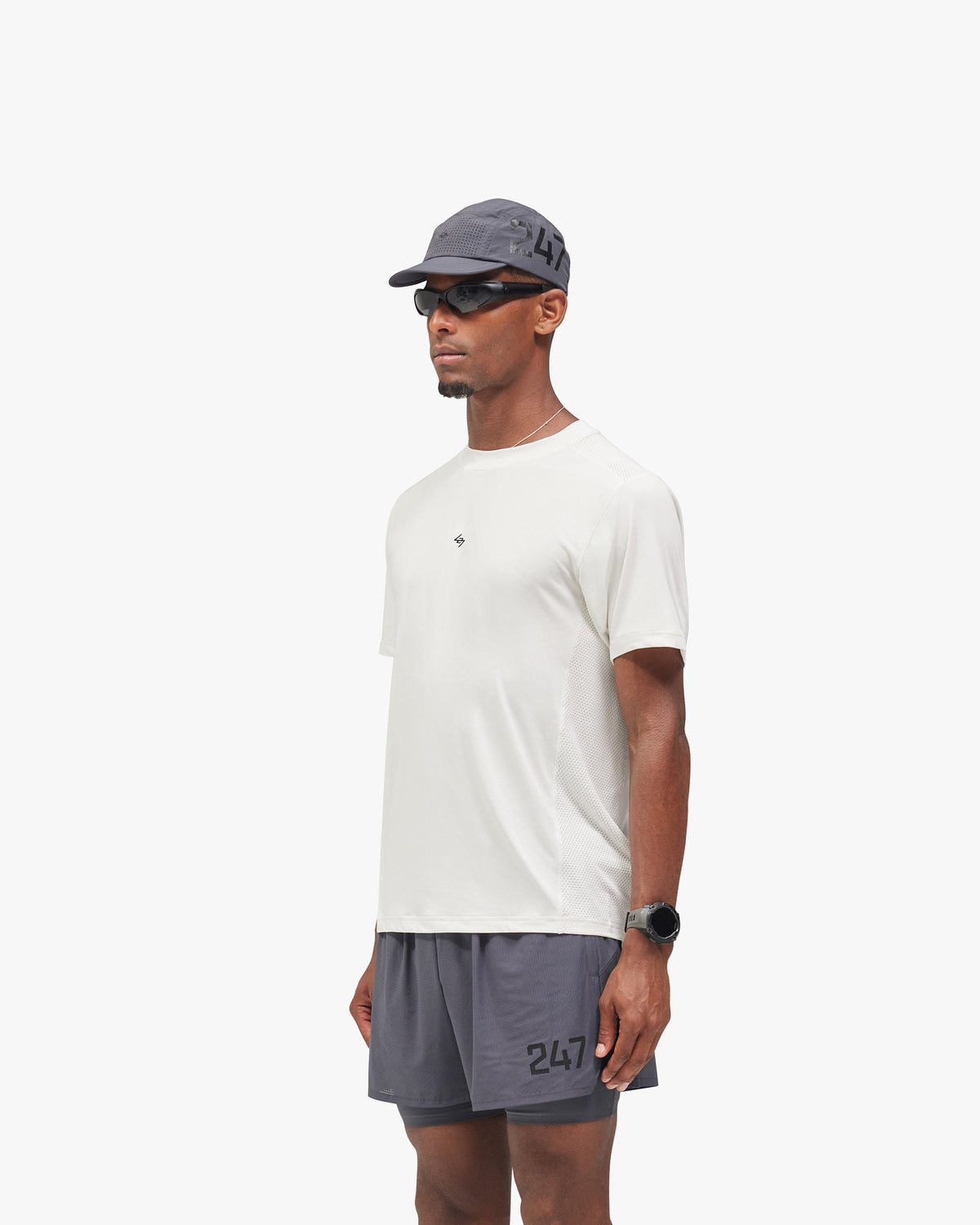 REPRESENT 247 Numbers T-Shirt - Flat White