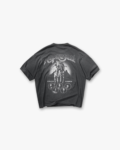 REPRESENT Represent x Beach Boys Endless Summer T-Shirt - Stained Black
