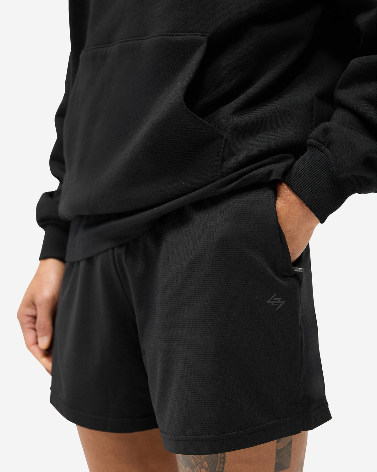 REPRESENT 247 DNA Mesh Short - Jet Black