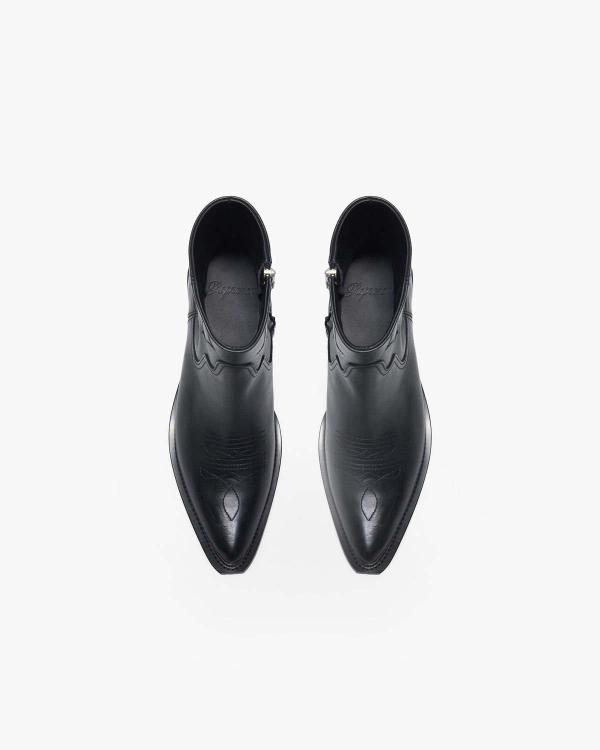 REPRESENT Michael Zip Boot  Leather - Black