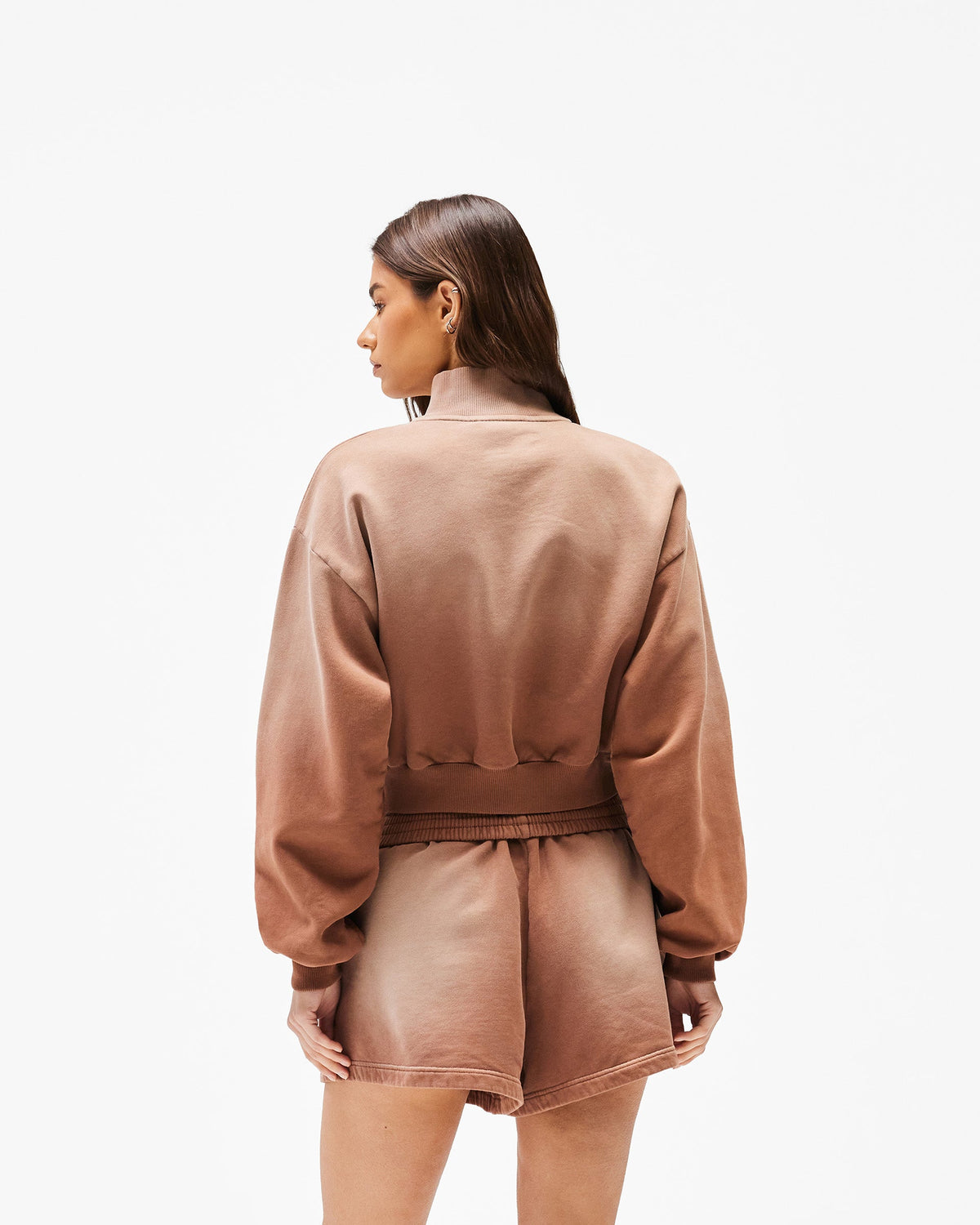 REPRESENT Represent Owners Club Zip Funnel Neck - Sienna