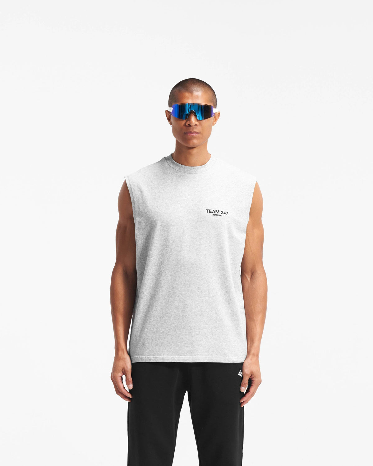 REPRESENT Team 247 Oversized Tank - Ash Grey