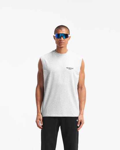 REPRESENT Team 247 Oversized Tank - Ash Grey