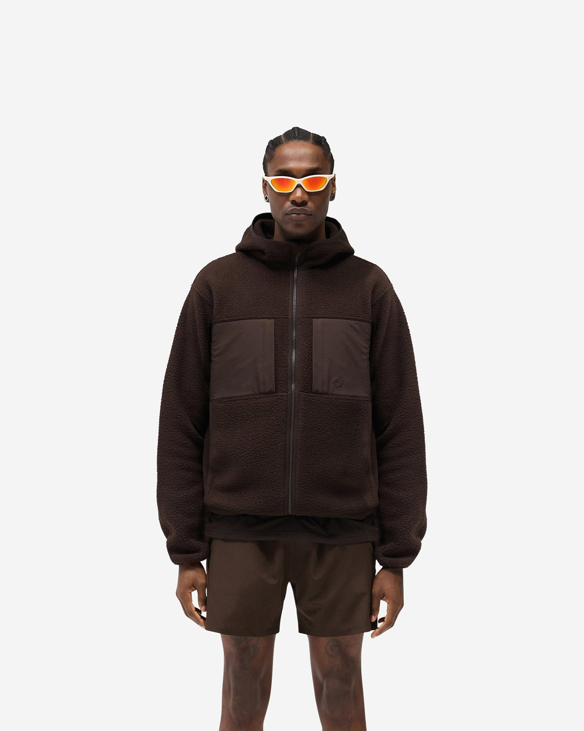 REPRESENT 247 Borg Fleece - Chocolate