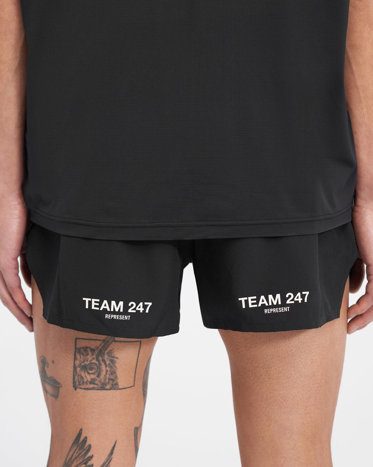 REPRESENT Team 247 Race Shorts - Jet Black
