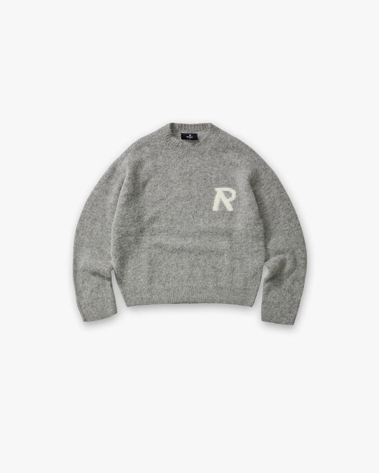 REPRESENT Logo Knit Sweater - Grey