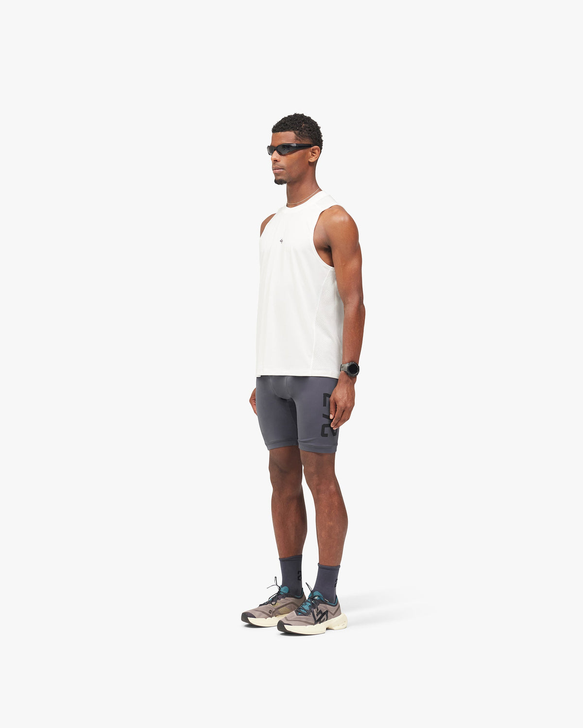 REPRESENT 247 Numbers Vest - Flat White