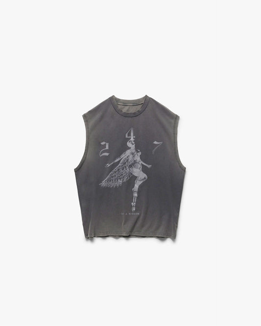 REPRESENT 247 Fallen Angel Tank - Vintage Black