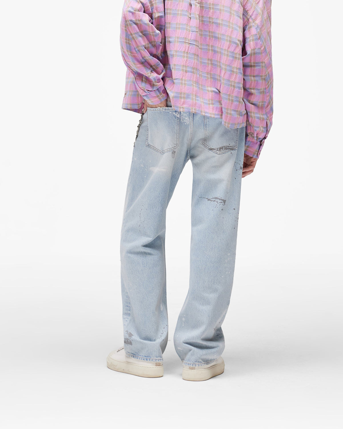 REPRESENT Painted Denim - Coastal Blue