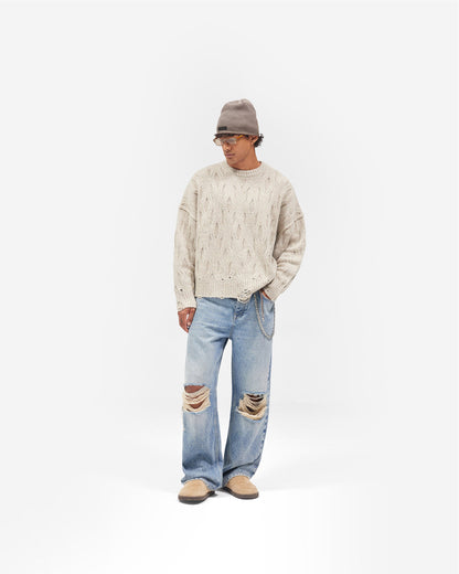 REPRESENT R3 Baggy Jean - Moss Blue