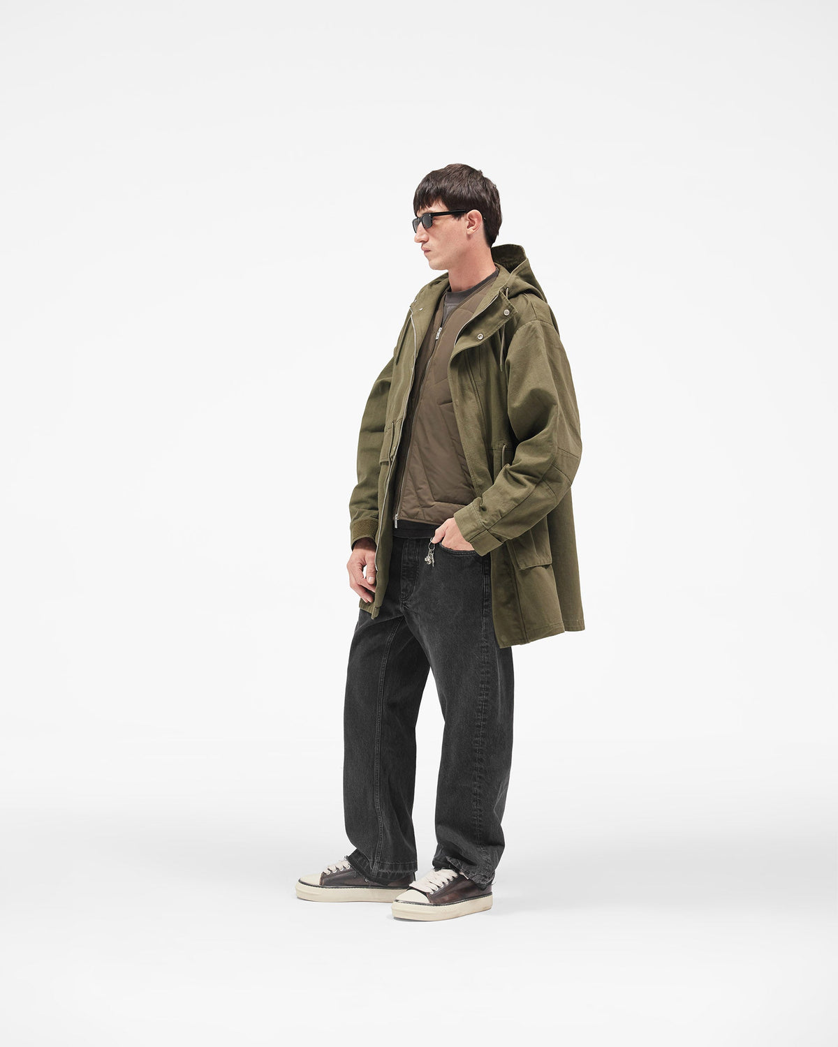 REPRESENT Outlander Parka - Olive Night