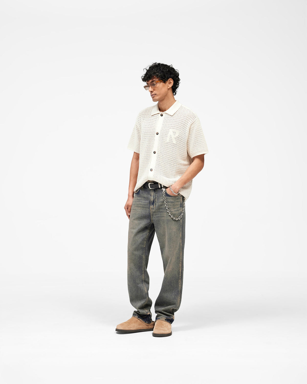 REPRESENT Pico Knit Shirt - Ecru