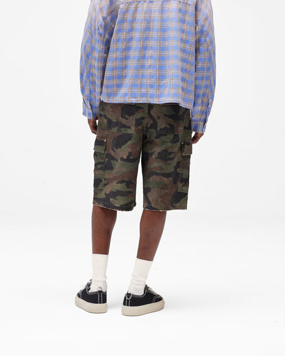 REPRESENT Camo Cargo Short - Camo