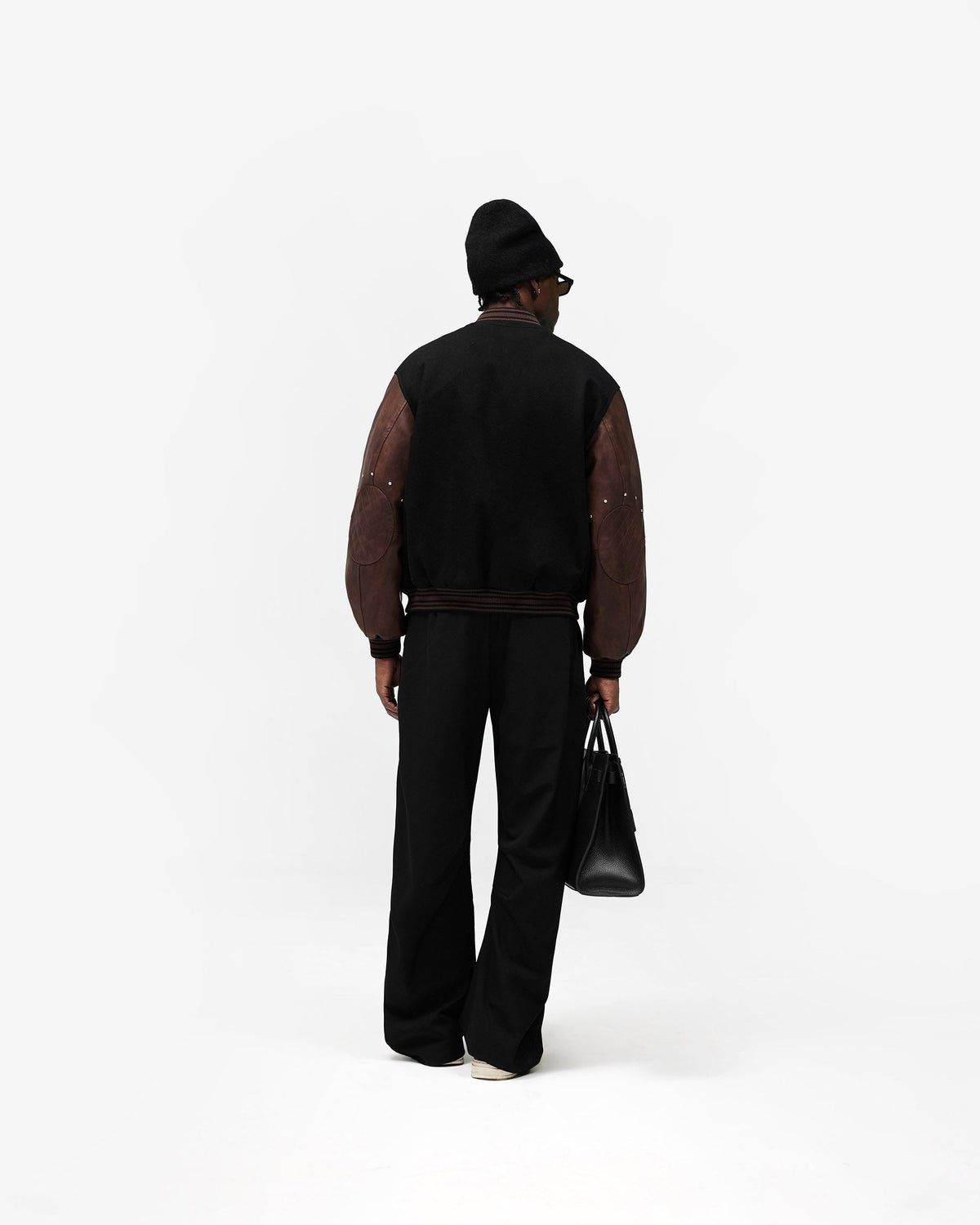 REPRESENT Varsity Bomber - Jet Black