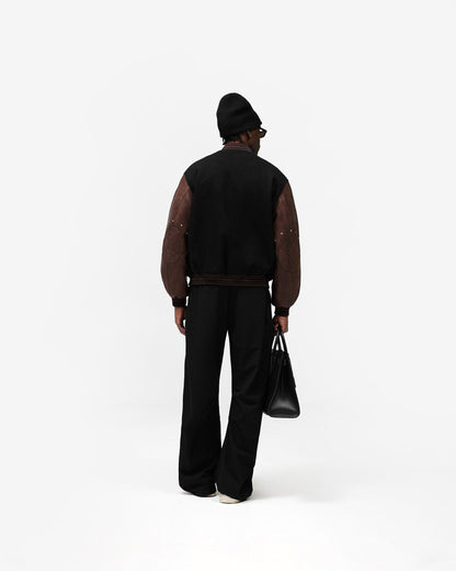 REPRESENT Varsity Bomber - Jet Black