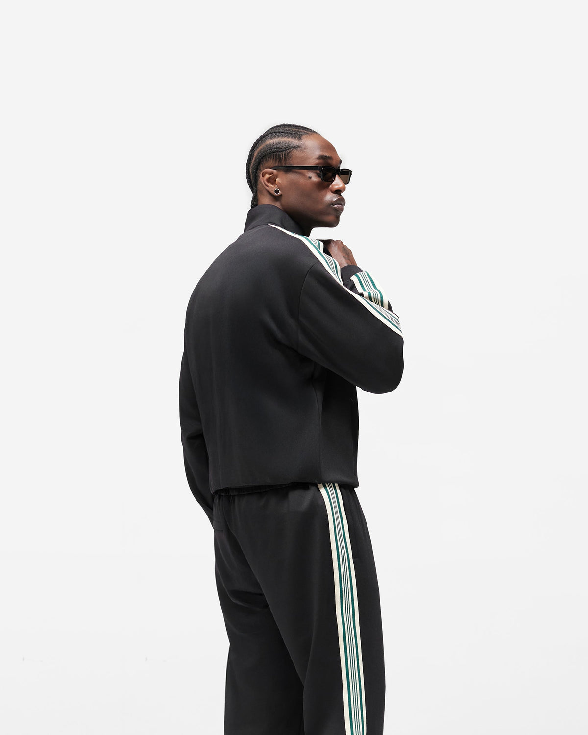 REPRESENT Taped Track Jacket - Jet Black