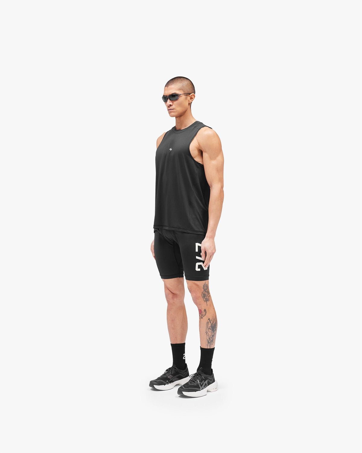 REPRESENT 247 Cargo Half Tight - Jet Black