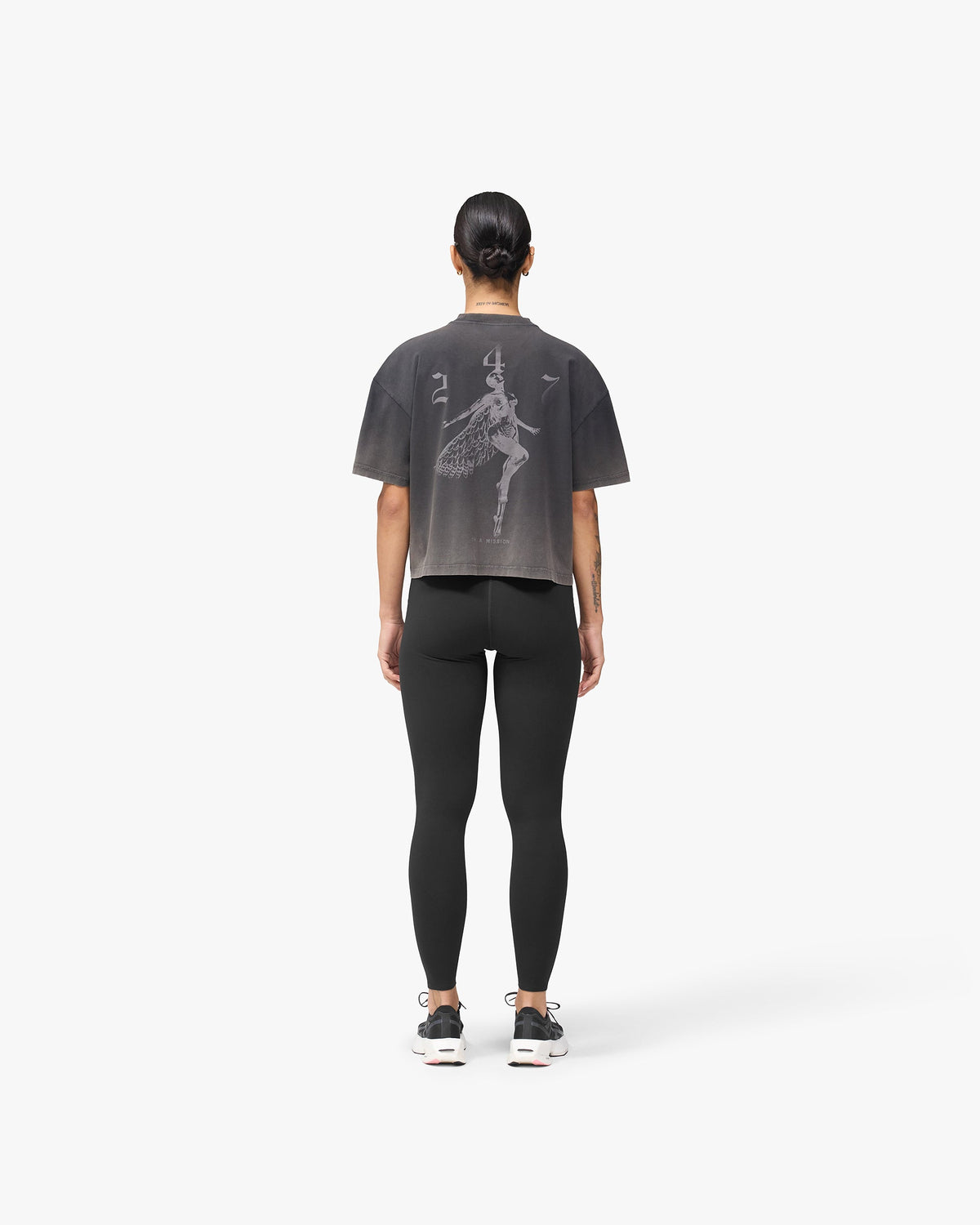 REPRESENT 247 Fallen Angel T-Shirt - Vintage Black