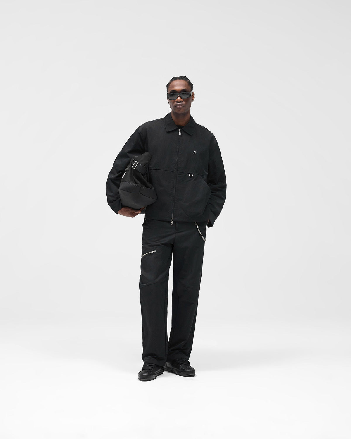 REPRESENT Nylon Workwear Pant - Jet Black