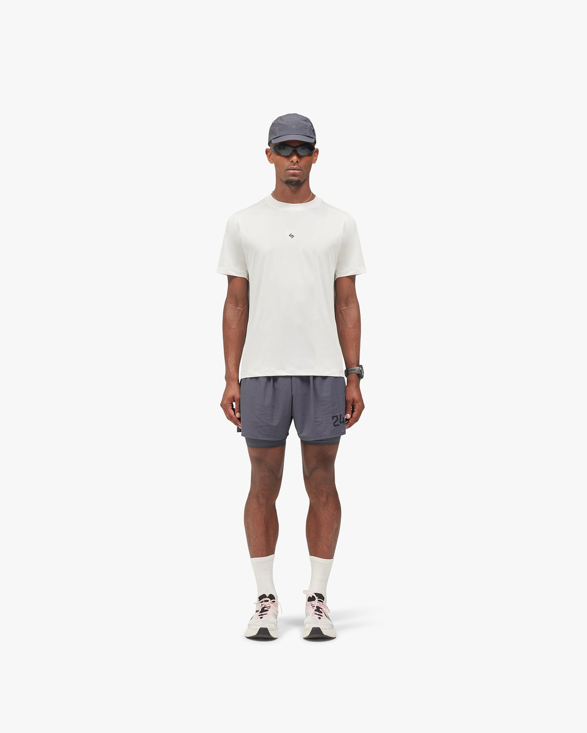 REPRESENT 247 Numbers T-Shirt - Flat White