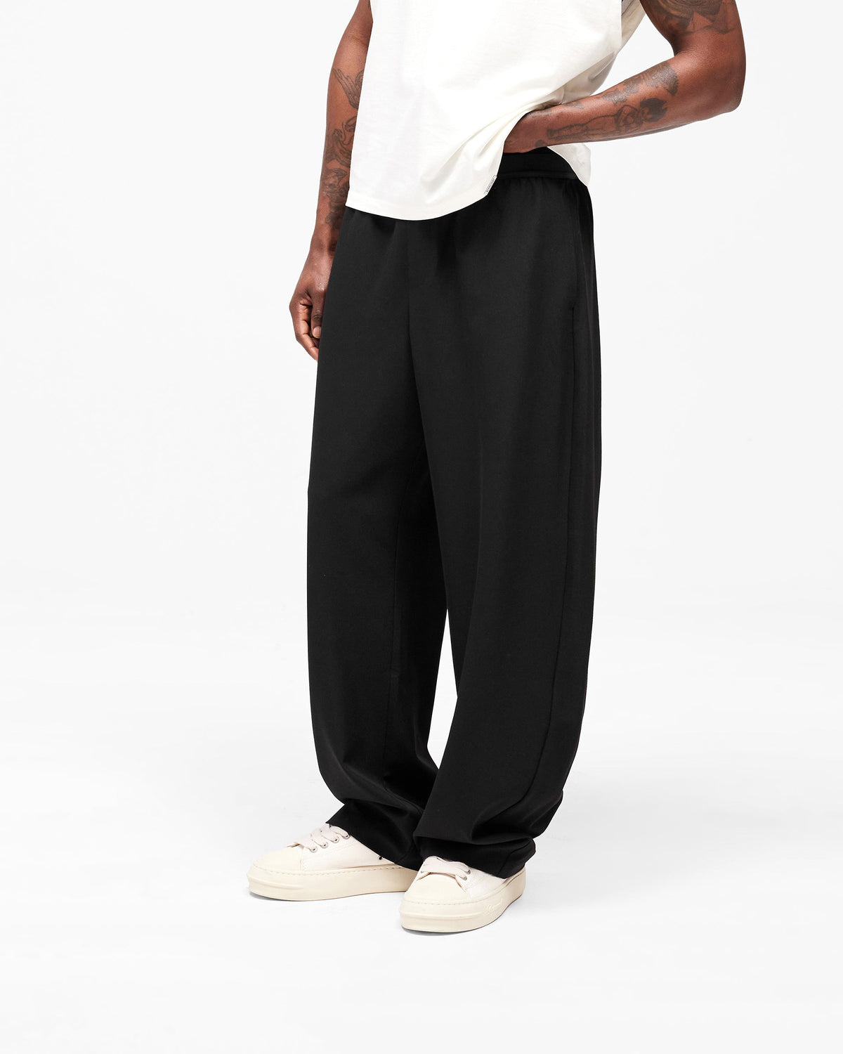 REPRESENT Initial Tape Pant - Jet Black