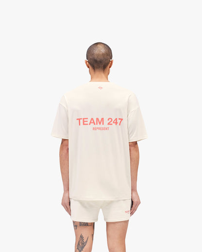 REPRESENT Team 247 Oversized T-Shirt - Cream