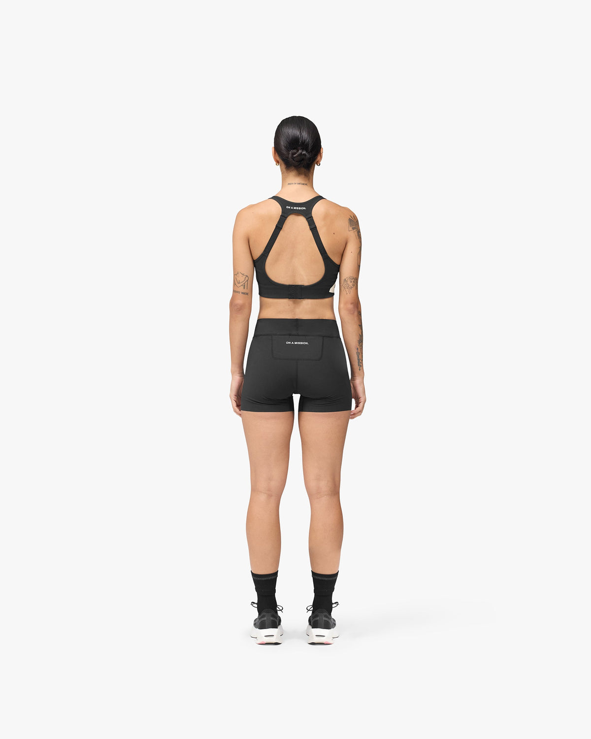 REPRESENT 247 Ghost Micro Short - Jet Black