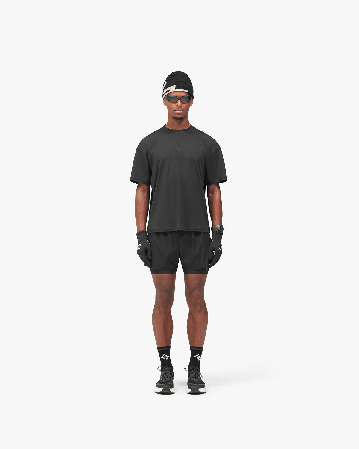REPRESENT 247 Ghost 2-In-1 Short - Jet Black