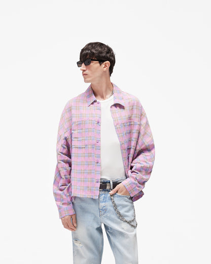 REPRESENT Santa Monica Flannel Shirt - Blush