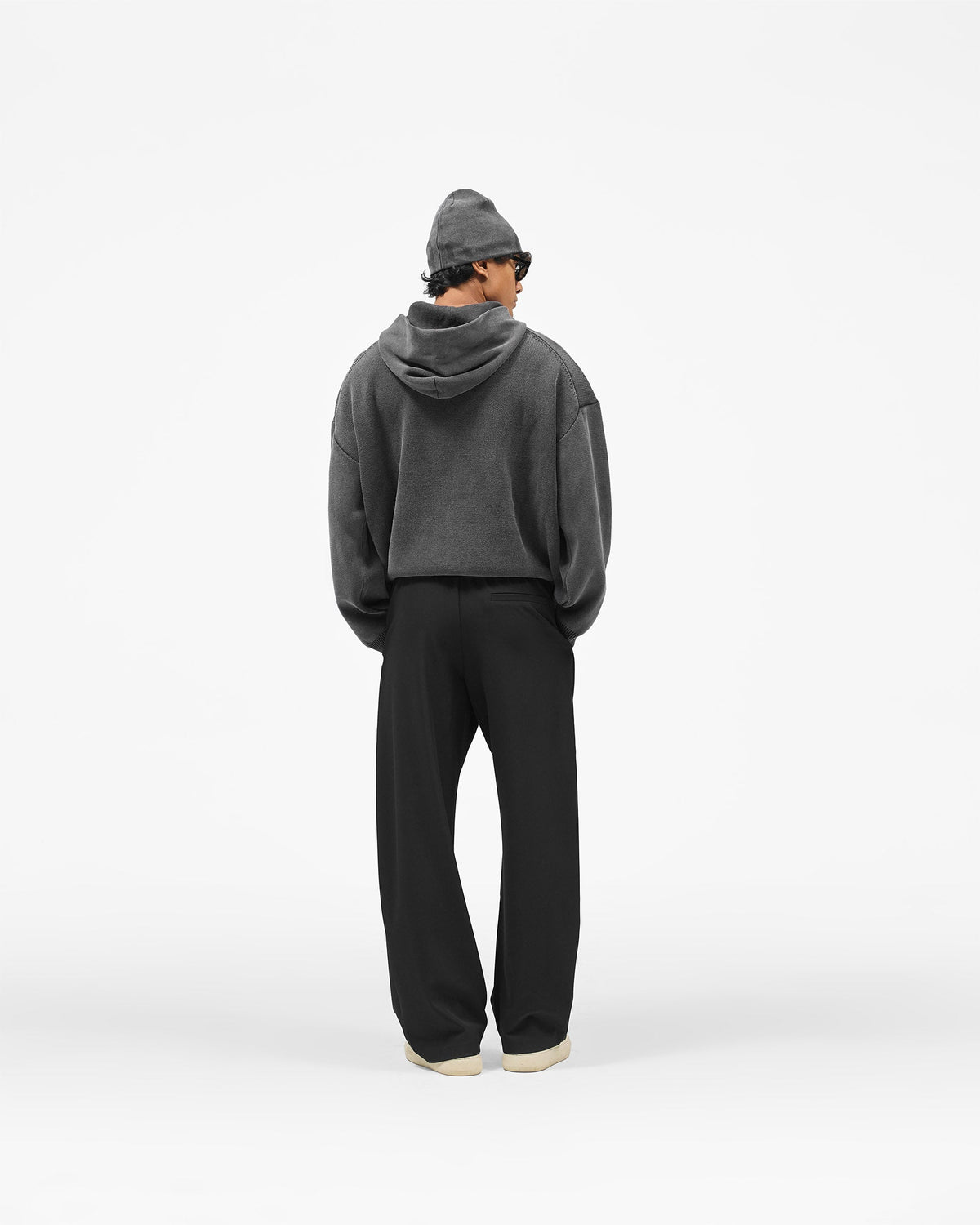 REPRESENT Represent Owners Club Knitted Hoodie - Weathered Black