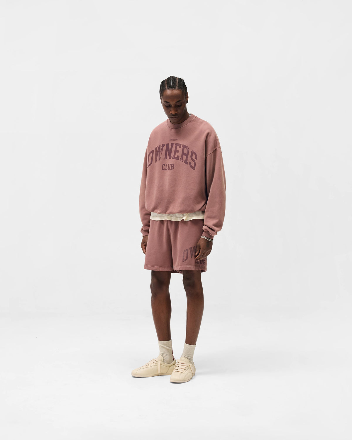 REPRESENT Represent Owners Club Sweater - Smoked Rose