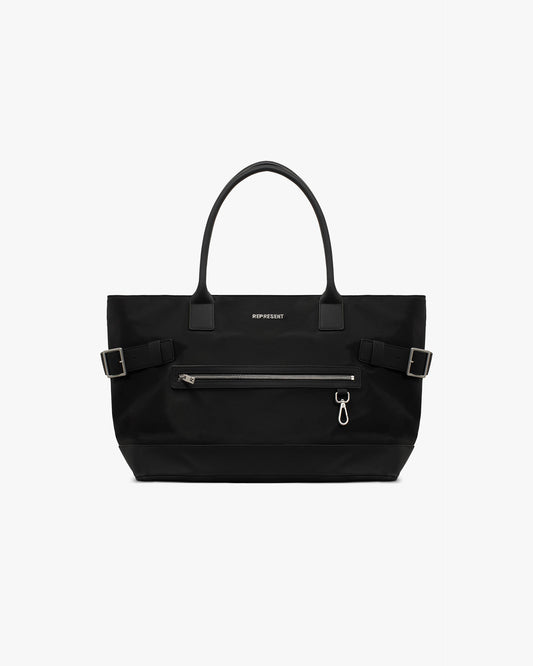 REPRESENT Oversized Nylon Carry Bag - Black