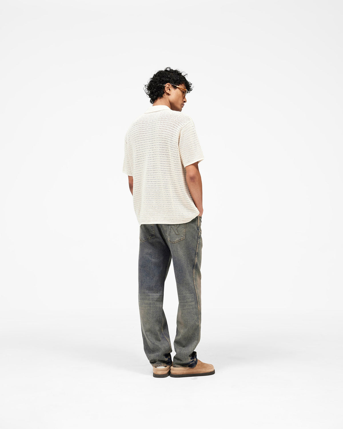 REPRESENT Pico Knit Shirt - Ecru