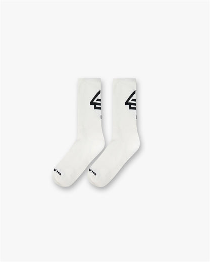 REPRESENT 247 Race Sock 2 Pack - White