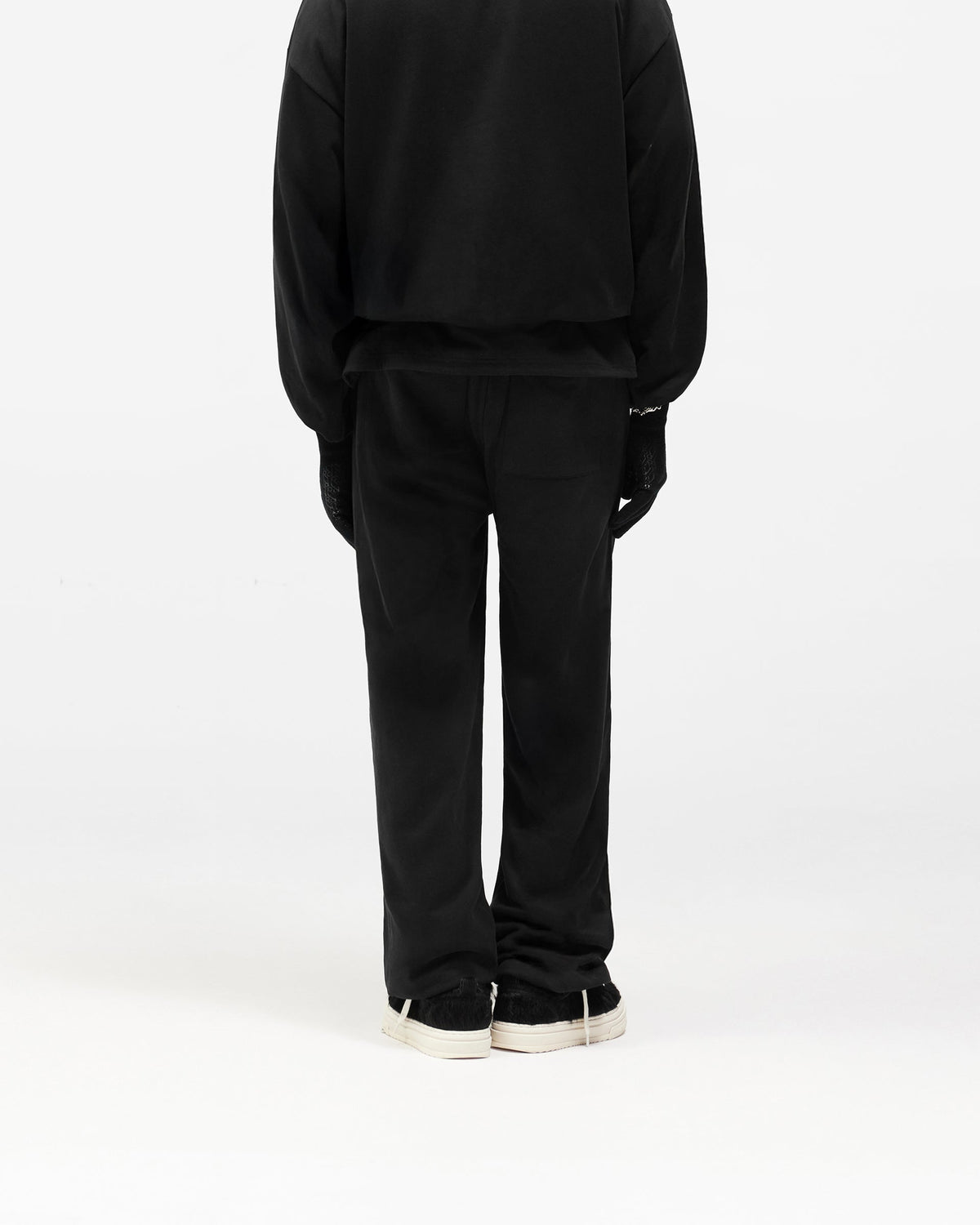 REPRESENT Dual Layer Script Sweatpants - Jet Black