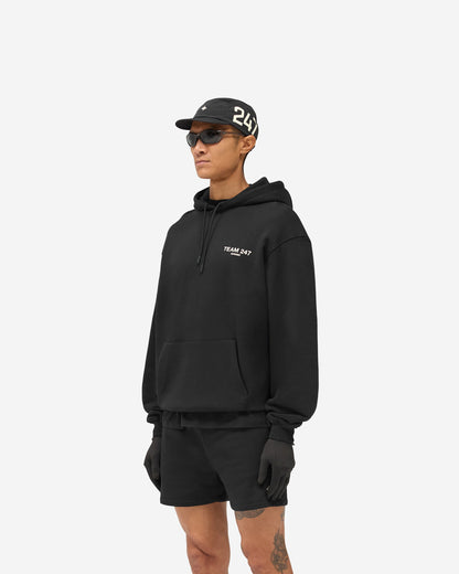 REPRESENT Team 247 Oversized Hoodie - Jet Black