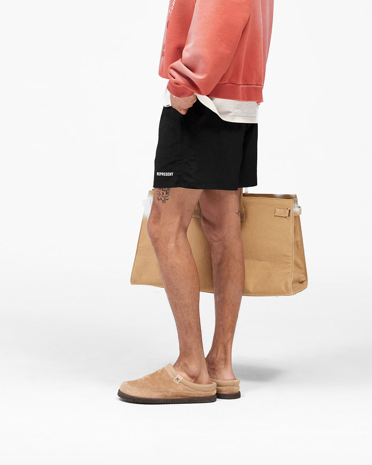 REPRESENT Represent Swim Short - Jet Black