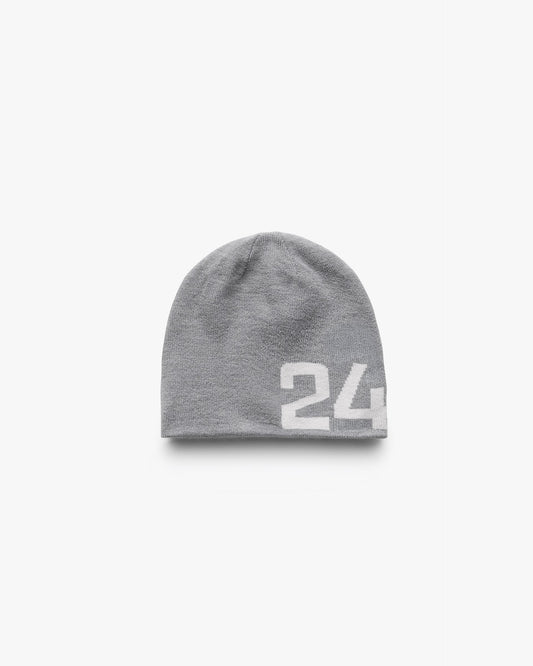 REPRESENT 247 Numbers Beanie - Grey Marl
