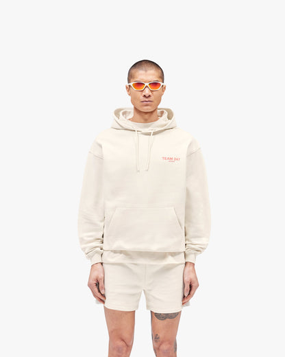 REPRESENT Team 247 Oversized Hoodie - Cream