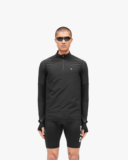 REPRESENT 247 Run Quarter Zip - Jet Black
