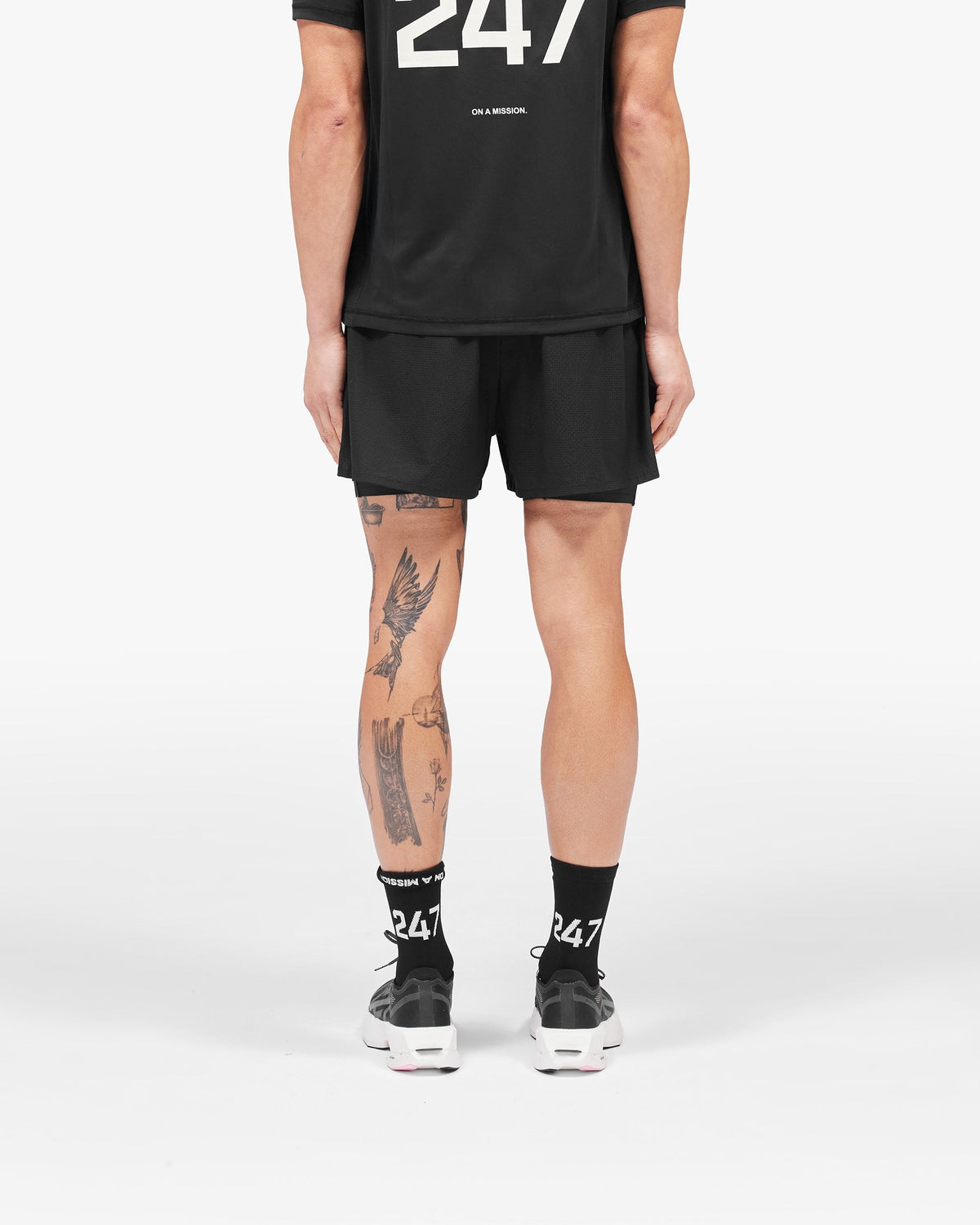 REPRESENT 247 Trail Short - Jet Black