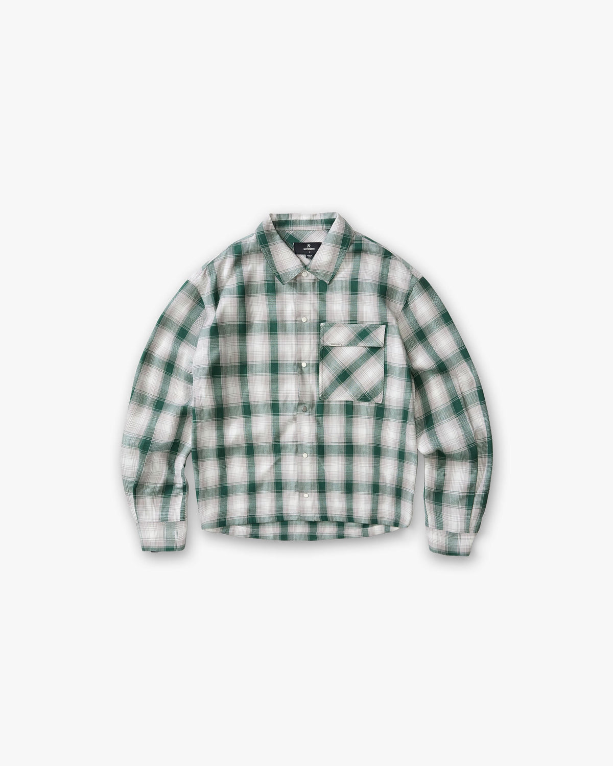 REPRESENT Waffle Flannel - Dark Green