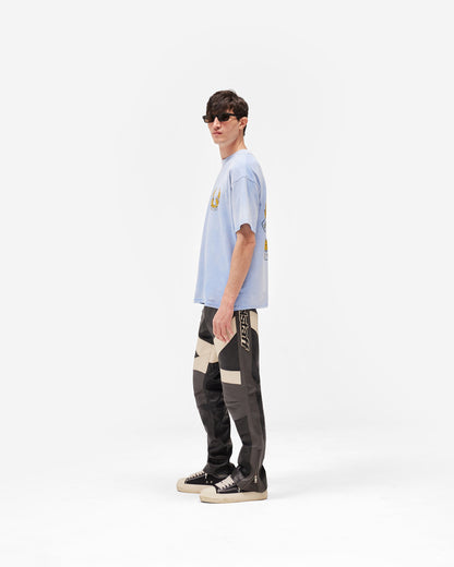 REPRESENT Represent X Belstaff Born To Bike T-Shirt - Mid Blue