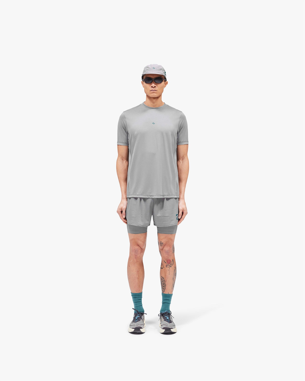 REPRESENT 247 Numbers T-Shirt - Graphite Grey
