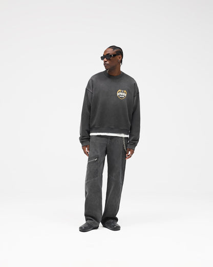 REPRESENT Angel Border Sweater - Stained Black