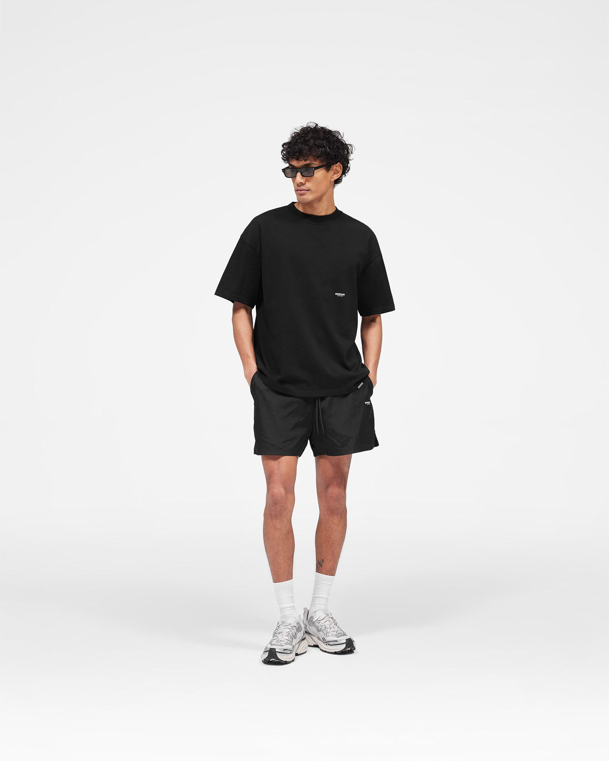 REPRESENT Micro Owners Club Swim Shorts - Black